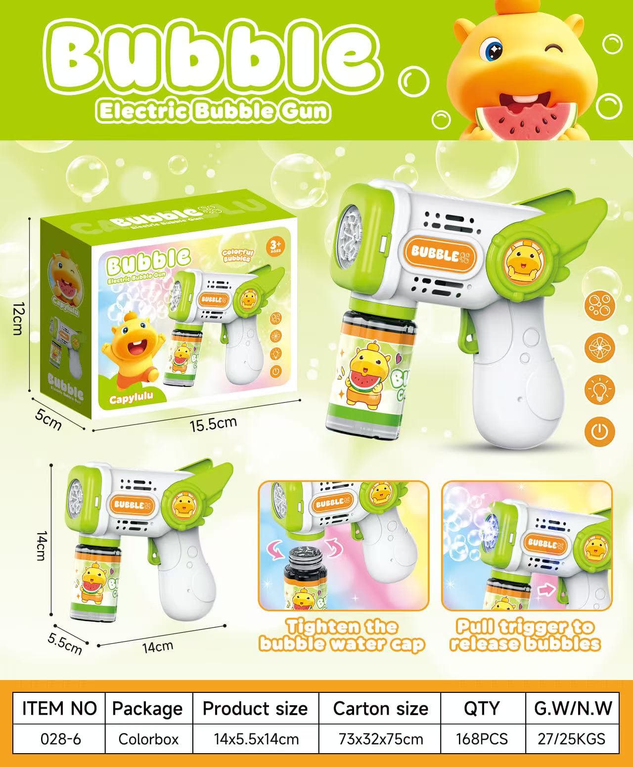 028 Space Angel Bubble Gun view 1