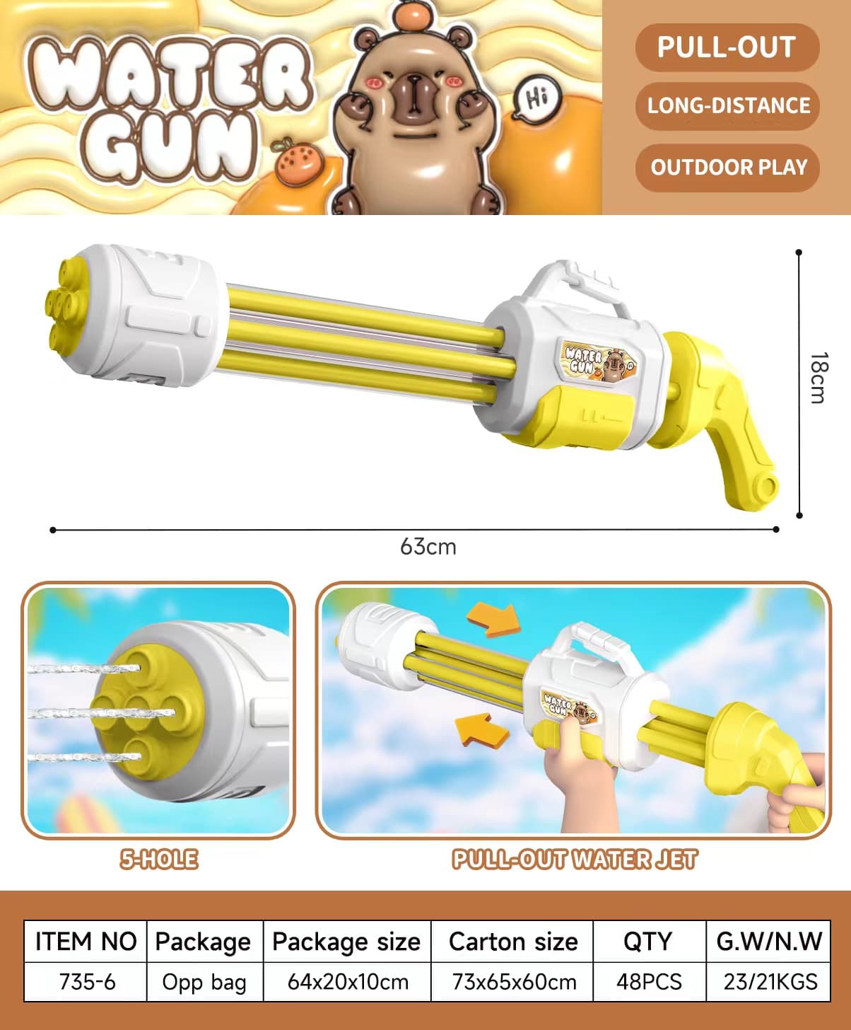 735 Multi-Barrel Water Blaster view 4