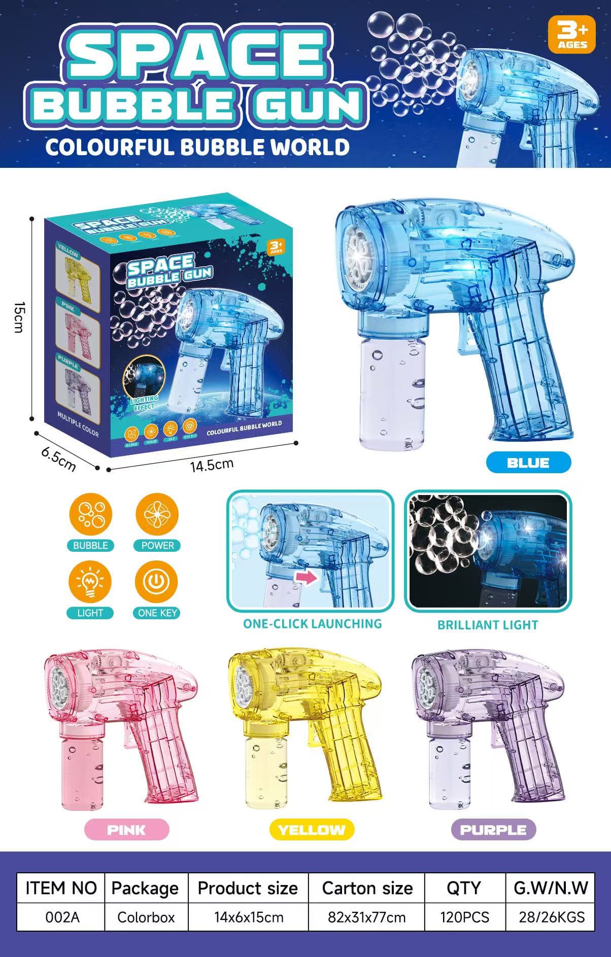 002 Electric Bubble Toy