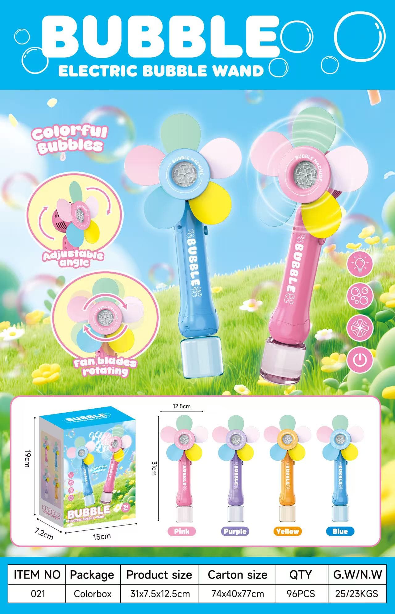 021 Electric Bubble Toy view 1