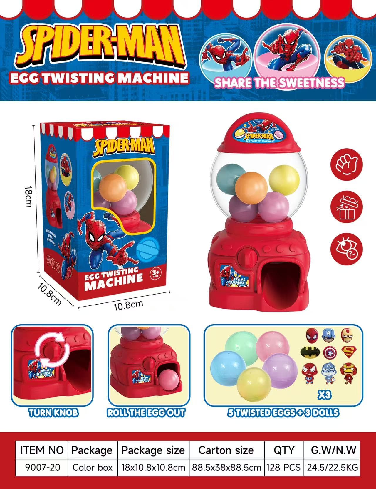 9007 Capsule Toy Machine view 3