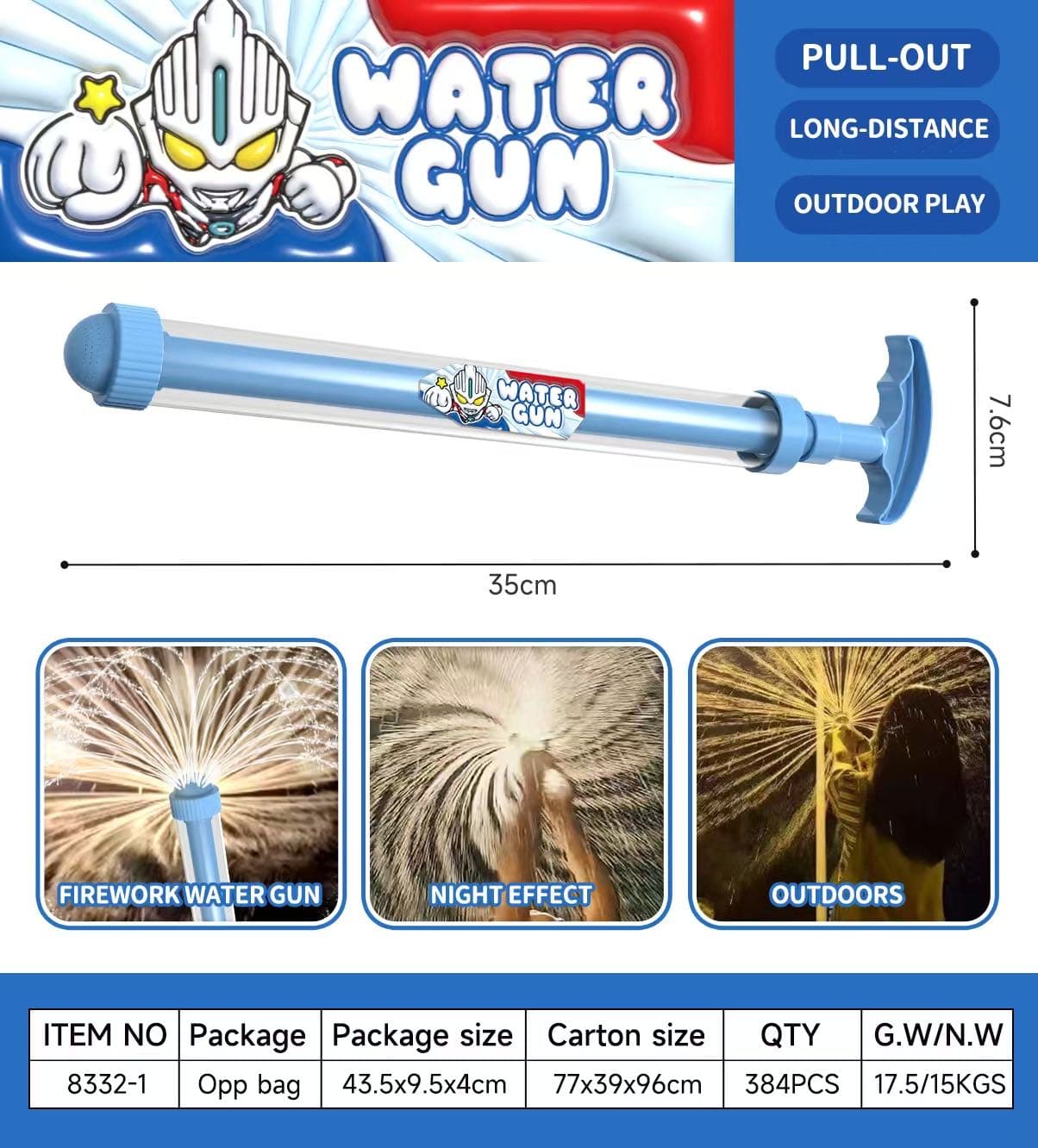 8332 Pull-Out Water Blaster